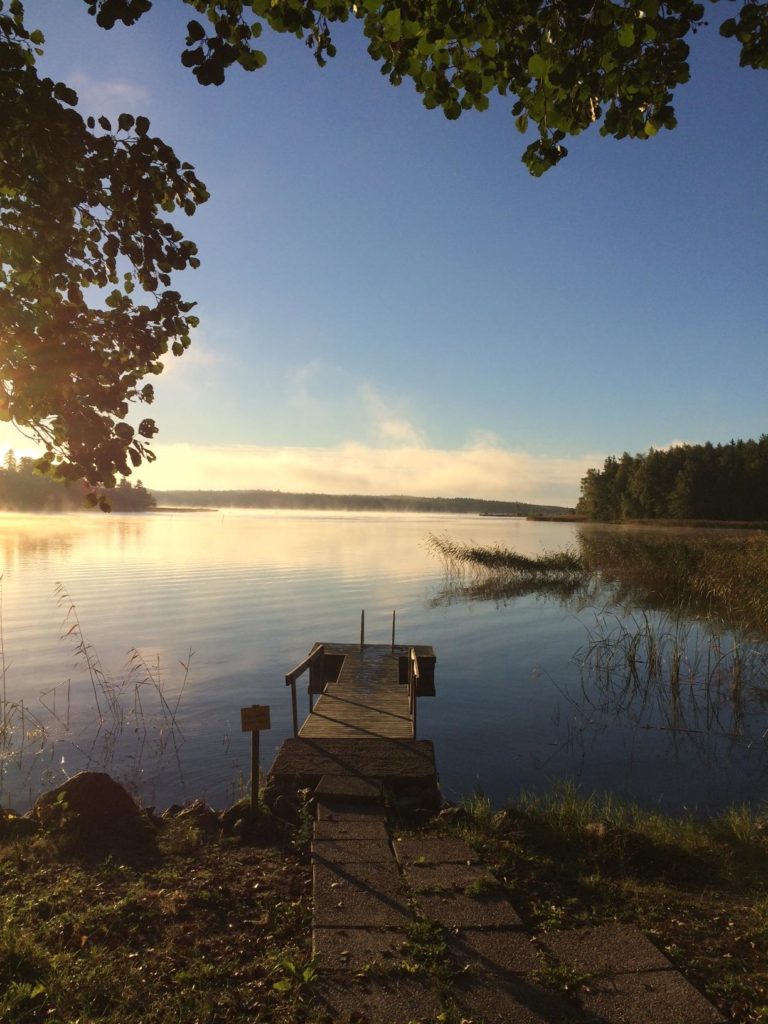 Näin oli nättiä sunnuntaiaamuna. 